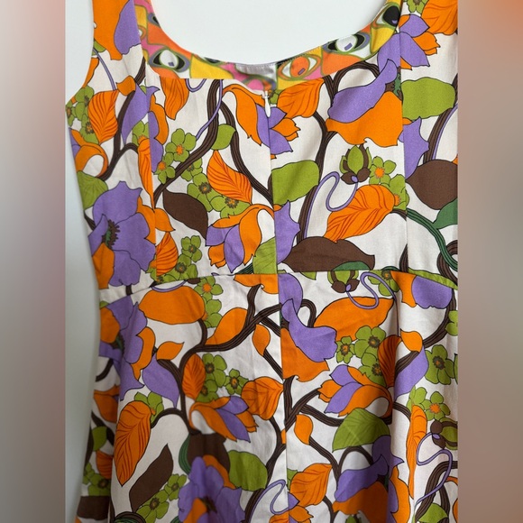 La Double J Sophia Floral Print Square Neck  Dress Size S - Picture 12 of 17